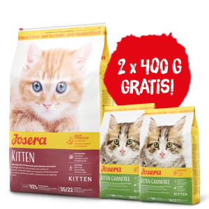 Josera Kitten - sucha karma dla kociąt 10kg + Josera Kitten grainfree 2 x 4