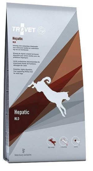 TROVET Hepatic HLD - sucha karma dla psów, 12,5 kg