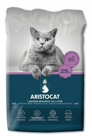 ARISTOCAT Bentonite Plus - żwirek dla kota, 25l (20 kg)