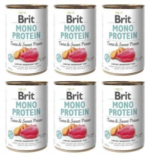BRIT Mono Protein Tuna & Sweet Potato 6 x 400 g monoproteinowa karma tuńczy