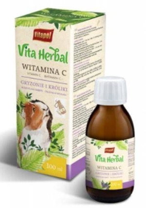 VITAPOL Vita Herbal Witamina C dla gryzoni i królika 100 ml