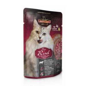 LEONARDO Finest Selection 85 g - mokra karma dla kotów, wołowina, 85 g