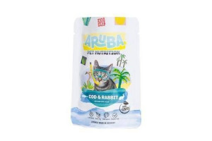 ARUBA Cat Dorsz i królik z bok choy i kelpem, 70g - Mokra karma dla kotów,