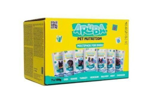 ARUBA Dog Multipack 7x100 g - Mokra karma dla psów, 7x100g