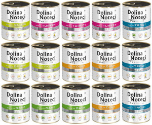 Dolina Noteci Premium Mix Smaków 30x800 g - mokra karma dla psów, 30x800g Z