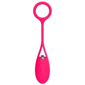 Vibrator Egg Sally with Ring 18.5 cm Pink Mokko To 31-0001