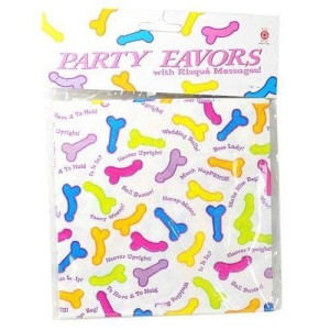 Set of 8 Funny Message Napkins 33-0008