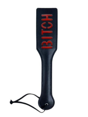 BITCH Paddle Black/Red Fetish Love 33-0084