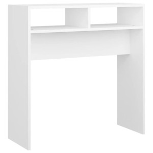 Stolik konsolowy, biały, 78x30x80 cm, płyta wiórowa