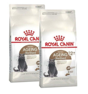 Royal Canin Senior Ageing Sterilised 12+ 2 x 4 kg - sucha karma dla starszy