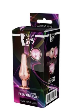 Gleaming Love Rose Gold Pleasure Plug S