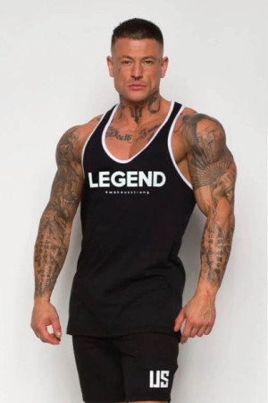 Tank top Legend One czarny XL Make Us Strong