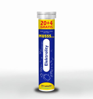 MUSSS Elektrolity Tabletki musujące 24 szt