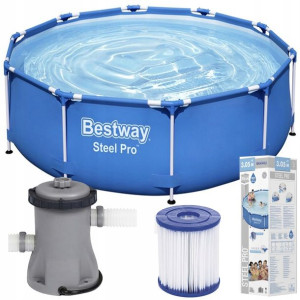 Basen Stelażowy Ogrodowy Z Pompą 305x76cm Bestway