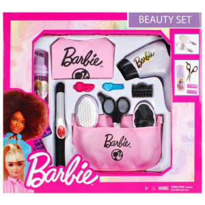 Duży Zestaw Fryzjerski Barbie FRYZJER suszarka MC