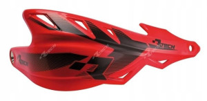 Racetech Osłony Rąk (handbary) Raptor Kolor Czerwo
