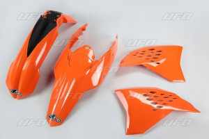 Ufo Komplet Plastików Ktm Exc '11 Kolor Pomarańczo