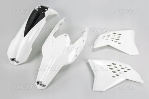 Ufo Komplet Plastików Ktm Exc '09-'10 Kolor Biały