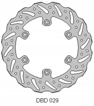 Delta Braking Tarcza Hamulcowa Tył Yamaha Yz/wr 12