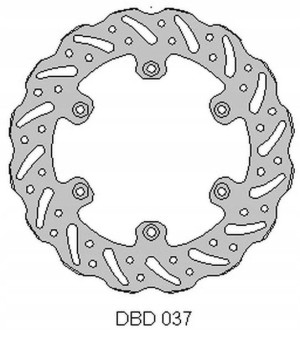 Delta Braking Tarcza Hamulcowa Tył Ktm 2t/4t '91-2