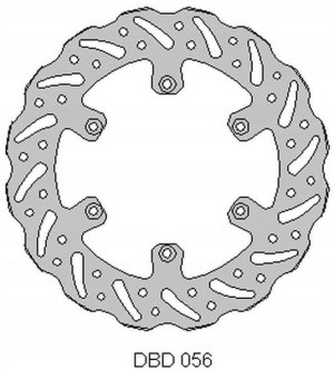 Delta Braking Tarcza Hamulcowa Tył Beta 2t/4t '13-