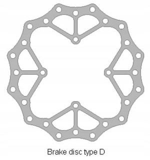 Delta Braking Tarcza Hamulcowa Przód Kawasaki Kx 2