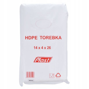 Woreczki foliowe HDPE przezroczyste 26x14cm 800szt