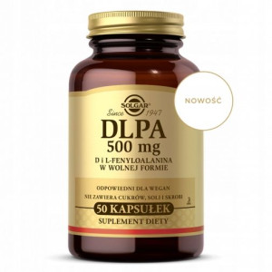 DLPA 500 mg 50 kapsułek Solgar