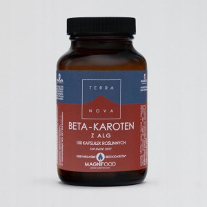 Beta-karoten z alg 100 kapsułek Terranova
