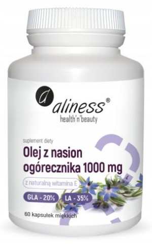 ALINESS Olej z nasion OGÓRECZNIKA ogórecznik 1000