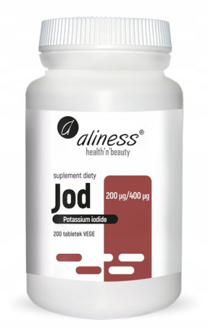 Jod tabletki 200 tabletek Aliness Suplement diety