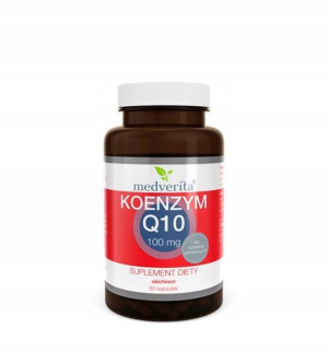 Koenzym Q10 ubichinon 100 mg 60 kapsułek Medverita