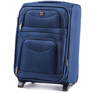 OUTLET Walizka kabinowa Wings CODURA 1200D BLUE S