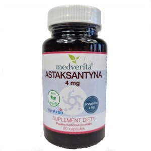 Medverita Astaksantyna 4 mg 60 kaps antyoksydant