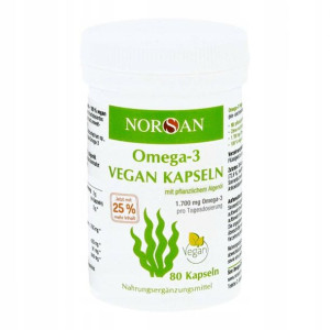 OMEGA-3 VEGAN KAPSUŁKI 80 szt. Norsan