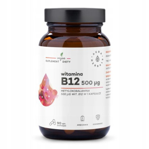 Witamina B12 1000ug Metylokobalamina 90 kapsułek