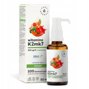 Witamina K2 100 mcg Vegan, 50 ml Aura Herbals