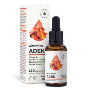 Witaminy A+D3+E+K2 krople 30 ml