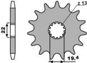 Pbr Zębatka Przednia 4103 11 18nc Suzuki Lt 160 89