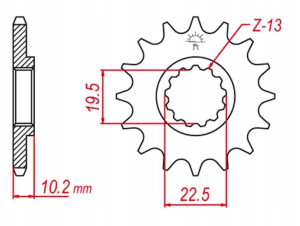 Grosskopf Promocja Zębatka Przednia 435 16 Suzuki