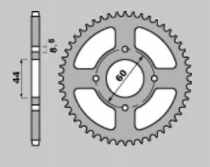Cht Zębatka Tylna 832 38 (a4150832380) Yamaha Dt 8