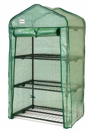Mini Szklarnia ogrodowa na balkon 3-półkowa 125cm