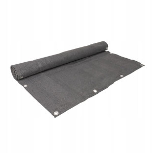 Osłona balkonowa taras - antracytowa 0,9x5m PVC