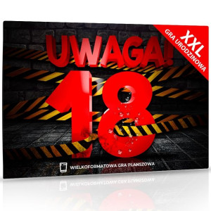 Uwaga 18 prezent urodziny gra planszowa towarzyska
