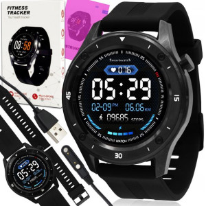 Smartwatch Zegarek Smartband Męski Krokomierz 9w1