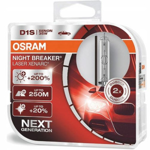 2x Xenon Żarnik D1s Osram Night Breaker Laser 200%