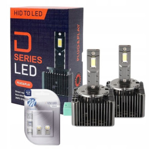 Zarniki Palniki Xenon D3s Led 6000k +w5w Osram Led