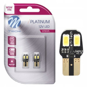 Żarówka W5w T10 Led Canbus Retrofit Biała Ciepła