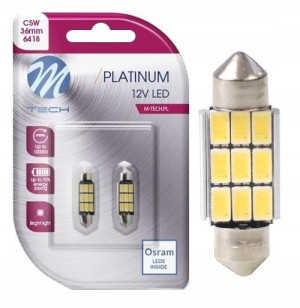 Żarówki C5w Led 36mm Canbus Dioda Biała