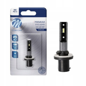 Żarówka 880 H27 Led 6x1616smd Biała